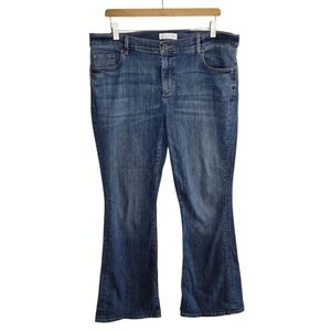 Loft | Mid Rise Flare Leg Jeans Size 14 31.5" Inseam